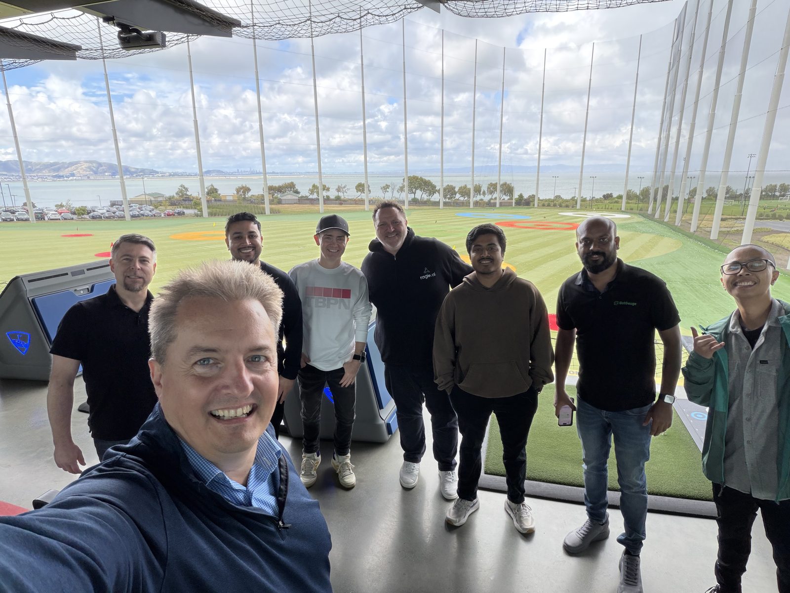 Open Future Forum members at a golf outing