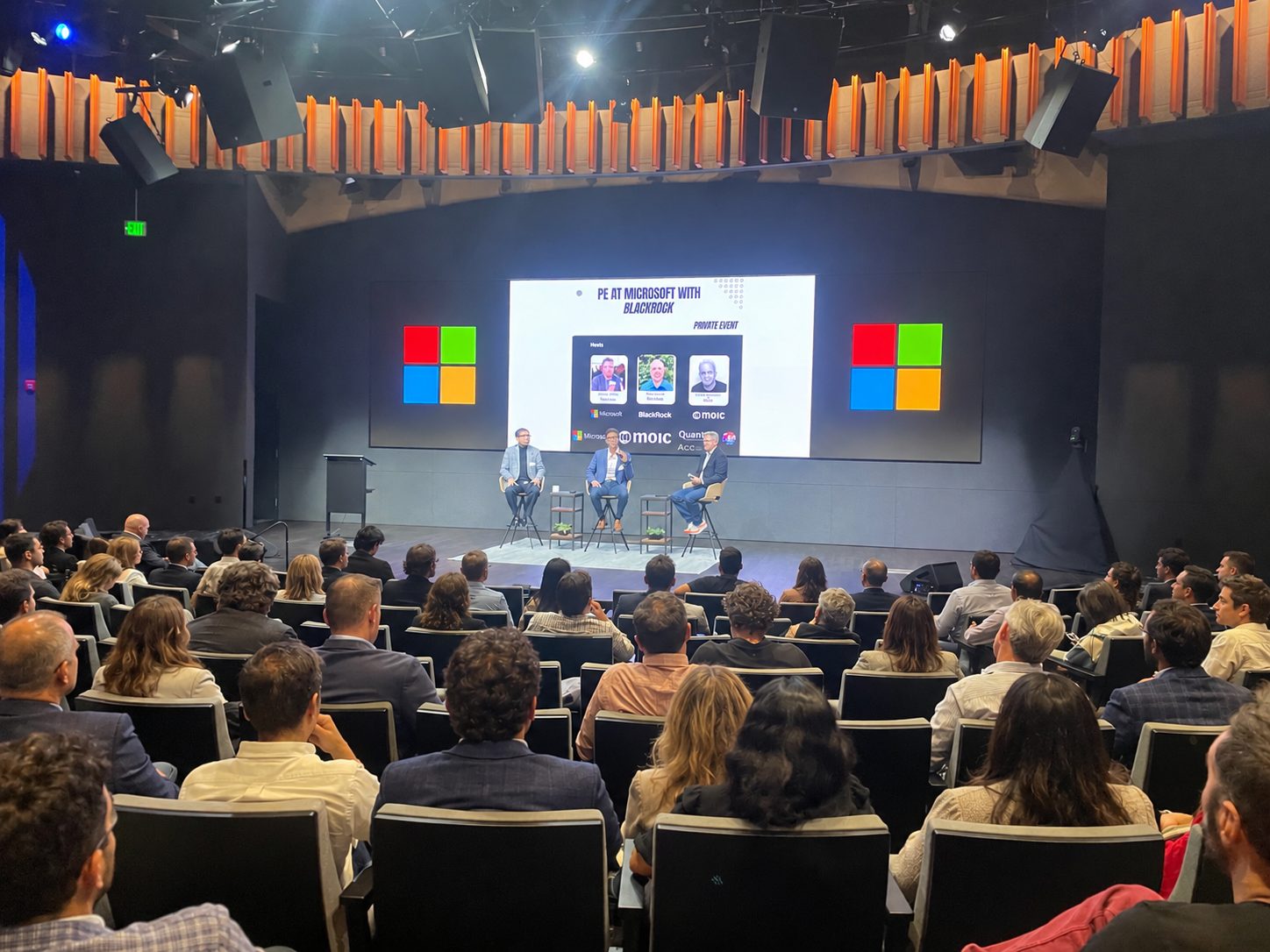 A well-attended Open Future Forum panel discussion
